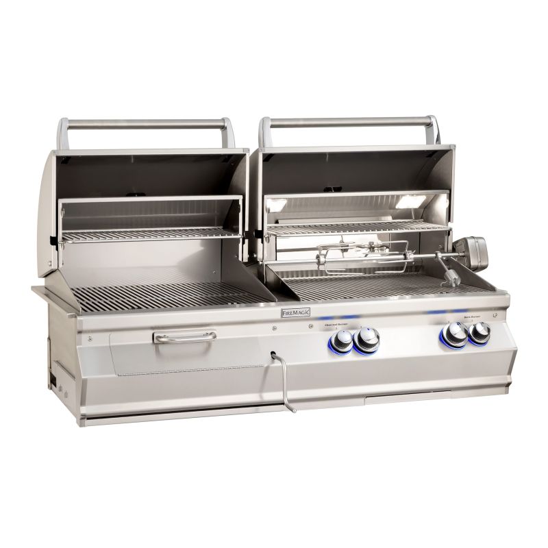 Aurora a830i gas charcoal combo built in grill, Built-in Grills, head Built-in Grills, Miami FL