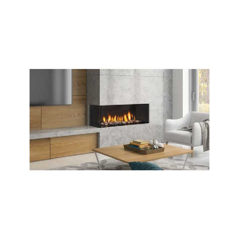 Chicago Corner 40le Gas Fireplace, City Series Modern Gas Fireplaces, Grills, Miami FL