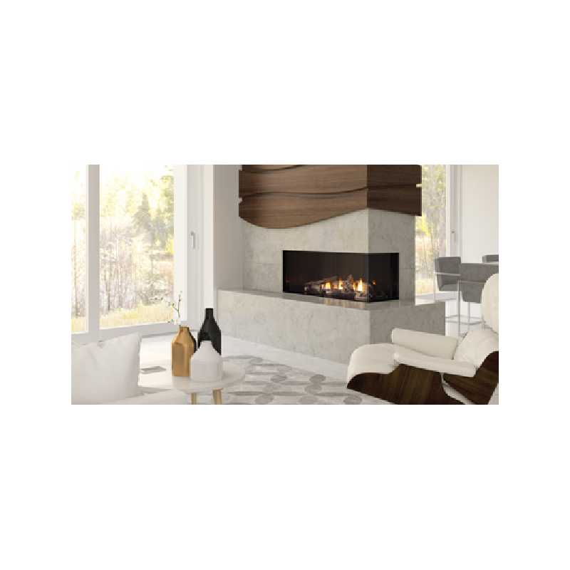 Chicago Corner 40re Gas Fireplace, City Series Modern Gas Fireplaces, Grills, Miami FL