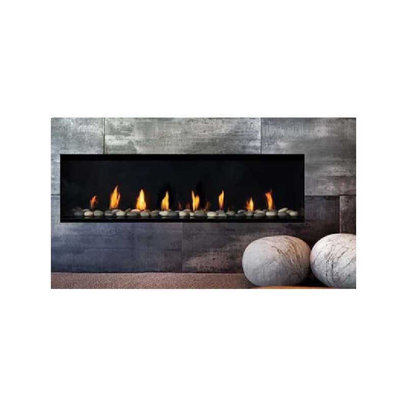New York View 60 Gas Fireplace, City Series Modern Gas Fireplaces, Grills, Miami FL