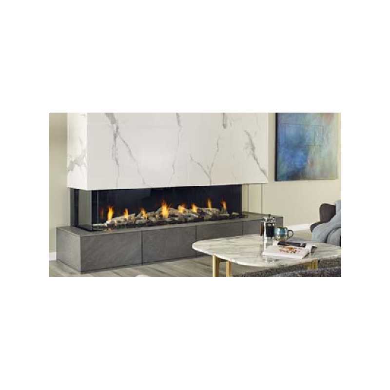 San Francisco Bay 72 Gas Fireplace, City Series Modern Gas Fireplaces, Grills, Miami FL