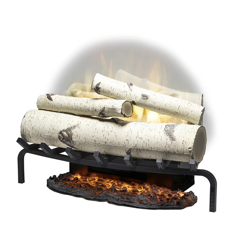 Revillusion 25 Plug In Electric Birch Log Set Fireboxes Inserts Miami FL